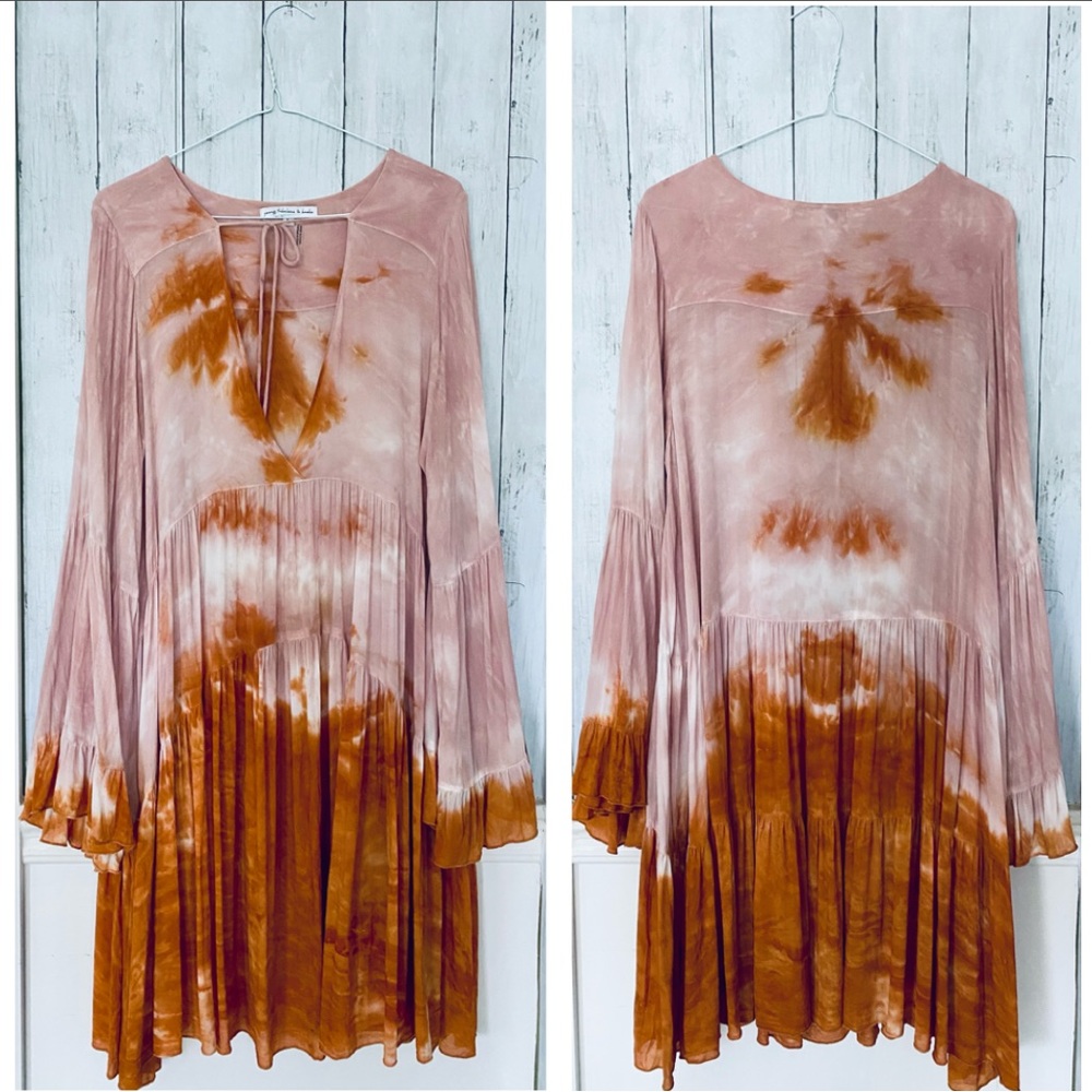 YFB Tie Dyed Rosa Ruffle Dress - Picture 6 of 15